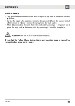 Preview for 47 page of Concept2 VTE7014 User Manual