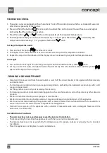 Preview for 50 page of Concept2 VTE7014 User Manual