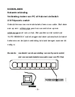 Preview for 5 page of Conceptronic 100S16 Hardware Installation Manual