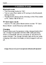 Preview for 3 page of Conceptronic BEATTIE 01 Quick Manual