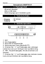 Preview for 4 page of Conceptronic BEATTIE 01 Quick Manual