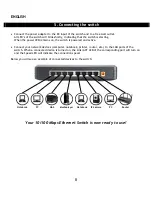 Preview for 8 page of Conceptronic C100S8A User Manual