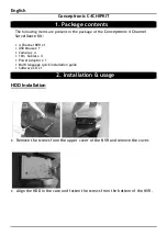 Preview for 2 page of Conceptronic C4CHIPKIT Quick Manual