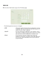 Preview for 26 page of Conceptronic C54NETCAM2 Quick Installation Manual