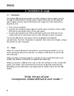 Preview for 6 page of Conceptronic CCOMBOGR User Manual