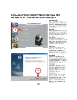 Preview for 22 page of Conceptronic CDESKCAM Quick Installation Manual