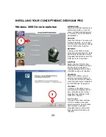 Preview for 24 page of Conceptronic CDESKCAM Quick Installation Manual