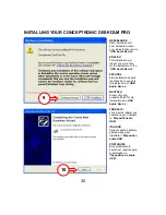 Preview for 30 page of Conceptronic CDESKCAM Quick Installation Manual