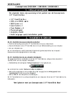 Preview for 6 page of Conceptronic CHD3DUB Quick Manual