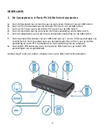 Preview for 4 page of Conceptronic CKVM4P Quick Installation Manual