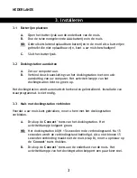 Preview for 3 page of Conceptronic CLLMDOCKWL User Manual