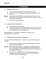 Preview for 15 page of Conceptronic CLLMDOCKWL User Manual