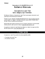 Preview for 25 page of Conceptronic CLLMLASERD User Manual