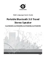 Preview for 1 page of Conceptronic CLLSPK20BT Quick Manual