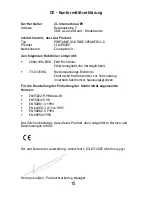 Preview for 15 page of Conceptronic CLLSPK20P User Manual