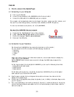 Preview for 23 page of Conceptronic CMED3PRO User Manual