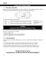 Preview for 6 page of Conceptronic CNB36V95 User Manual