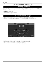 Preview for 2 page of Conceptronic CNBCOOLPADL4F Quick Manual