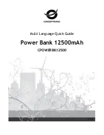 Preview for 1 page of Conceptronic CPOWERBK12500 Quick Manual