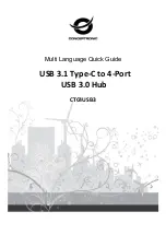 Conceptronic CTC4USB3 Quick Manual предпросмотр