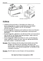 Предварительный просмотр 11 страницы Conceptronic CUPS1200 Quick Manual