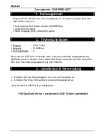 Preview for 3 page of Conceptronic CUSBPWR2ASET Quick Manual