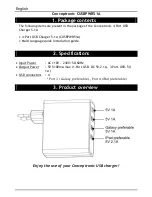 Preview for 2 page of Conceptronic CUSBPWR51A Quick Manual