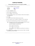 Conceptronic Grab'n'GO CH3WNAS Firmware Update Instructions preview