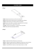 Preview for 2 page of Conceptronic HDE01G Multi Language Quick Manual