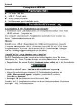 Preview for 5 page of Conceptronic HDE02B Multi Language Quick Manual