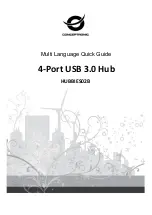 Conceptronic HUBBIES02B Multi Language Quick Manual preview