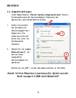 Preview for 19 page of Conceptronic Lounge'n'LOOK Phoenixx Quick Installation Manual