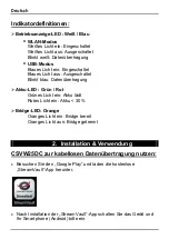 Preview for 8 page of Conceptronic StreamVault CSVW25DC Multi Language Quick Manual