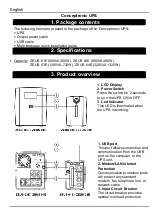 Предварительный просмотр 2 страницы Conceptronic ZEUS 01E Quick Manual