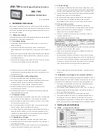 CONCH HM-730S Installation Instructions preview