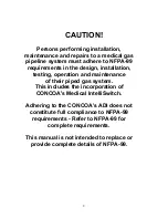 Preview for 2 page of Concoa IntelliSwitch 57 Series Maintenance Instructions Manual