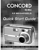 Preview for 1 page of Concord Camera 4340 - Quick Start Manual