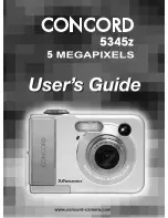 Concord Camera 5345z User Manual preview