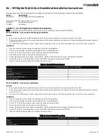 Preview for 1 page of Condair 2520273 Installation Instructions Manual