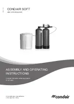 Condair CONDAIR SOFT Assembly And Operating Instructions Manual предпросмотр