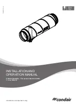 Condair RH Series Installation And Operation Manual preview