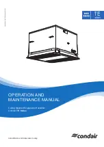 Preview for 1 page of Condair TE Series Operation And Maintenance Manual