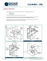 Preview for 54 page of Condari QASAIR 3F Installation & User'S Instructions