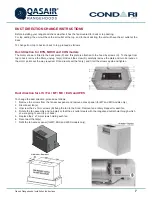 Preview for 7 page of Condari QASAIR CON Installation & User'S Instructions