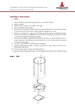 Preview for 11 page of Condari Rangecraft RPB 100L-1 Installation Instructions Manual