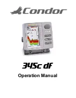 Preview for 1 page of Condor 345c df Operation Manual