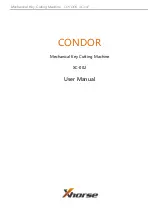 Preview for 1 page of Condor XC-002 User Manual