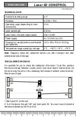 Предварительный просмотр 15 страницы CONDTROL Laser 3D CONDTROL User Manual