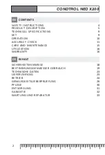 Preview for 2 page of CONDTROL NEO X200 User Manual