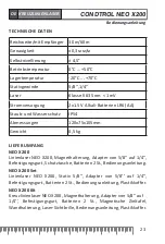 Preview for 23 page of CONDTROL NEO X200 User Manual